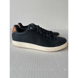 K-Swiss Court Casper‎ Leather Sneakers Navy Casual Shoes 05586 Mens 9.5